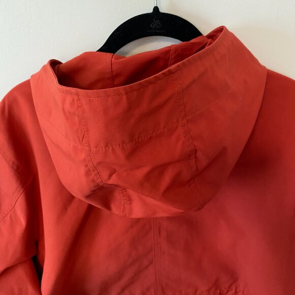 Uniqlo Cotton Blend Parka, Size Medium, Red, Hood Lightweight AdjustableWaist - Picture 8 of 15